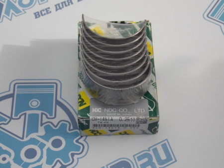 Вкладыши шатунные NDC ремонт +0,25 TOYOTA 7A-FE