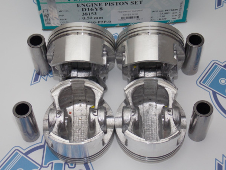 Поршни TEIKIN к-кт 4шт ремонт +0,50 HONDA D15B