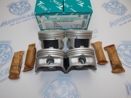 Поршни TEIKIN к-кт 4шт ремонт +0,50 HYUNDAI G4ED-G