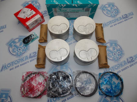 Поршни + кольца к-кт 4шт ремонт +0,50 TOYOTA 2C-T, 2C-TE
