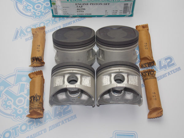 Поршни + кольца к-кт 4шт стандарт TOYOTA 5A-F