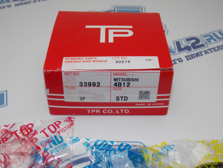 Кольца поршневые TPR стандарт MITSUBISHI 4B12