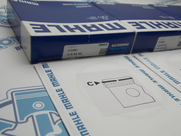 Кольца MAHLE к-кт 4шт ремонт +0,5 FORD 1.8