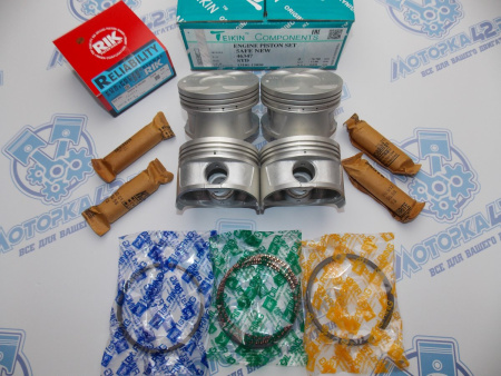 Поршни + кольца к-кт 4шт стандарт TOYOTA 5A-FE