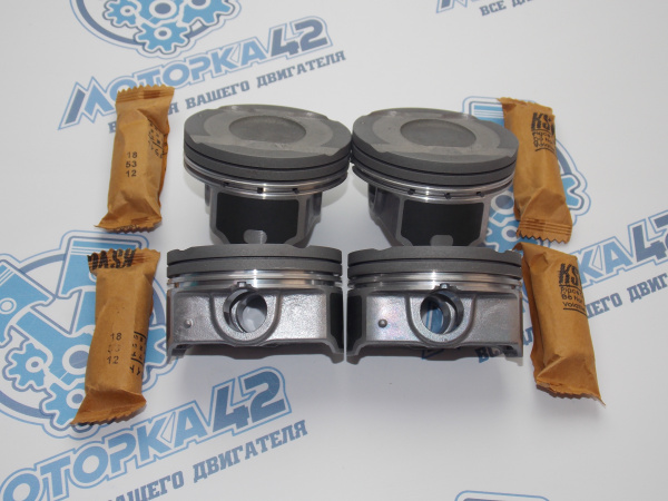 Поршни + кольца к-кт 4шт ремонт +0,50 HYUNDAI G4FJ -'15, G4FD