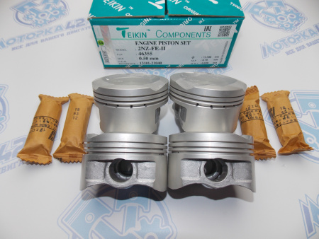 Поршни TEIKIN к-кт 4шт ремонт +0,50 TOYOTA 2NZ-FE II