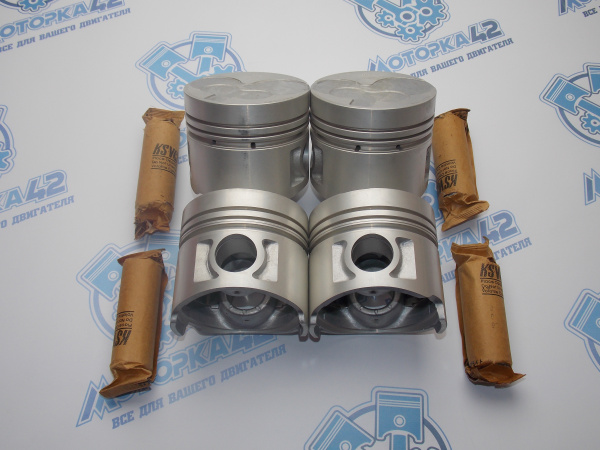 Поршни + кольца к-кт 4шт стандарт NISSAN TD27 (не турбо)