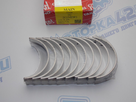 Вкладыши коренные TAIHO ремонт +0,25 TOYOTA 1C, 2C, 3C