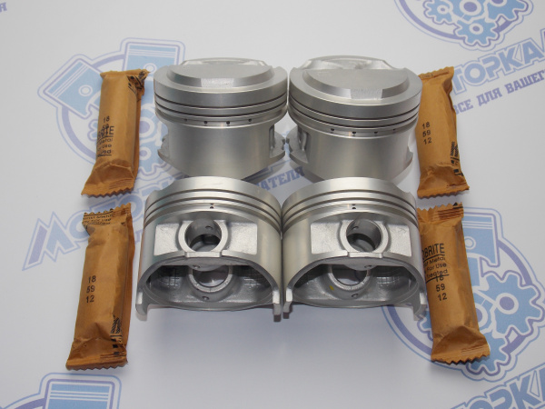 Поршни TEIKIN к-кт 4шт ремонт +1,00 TOYOTA 4E-FE