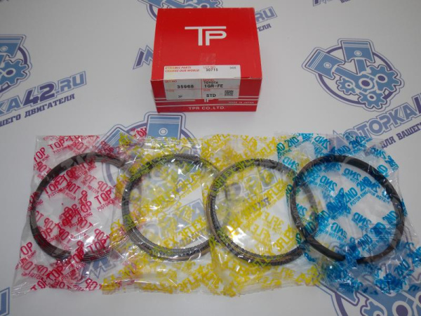 Кольца поршневые TPR стандарт TOYOTA 1GR-FE