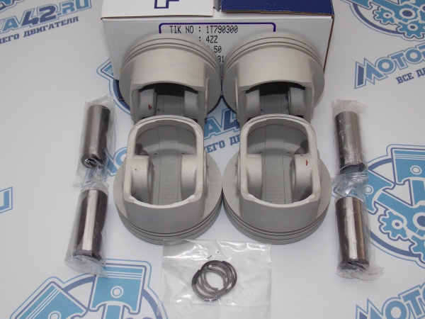 Поршни + кольца к-кт 4шт ремонт +0,50 TOYOTA 4ZZ-FE