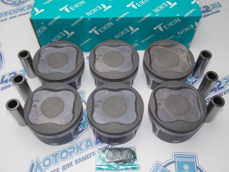 Поршни TEIKIN к-кт 6шт ремонт +0,50 TOYOTA 1GR-FE