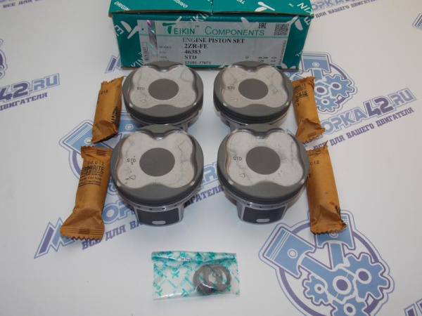 Поршни TEIKIN к-кт 4шт стандарт TOYOTA 2ZR-FE