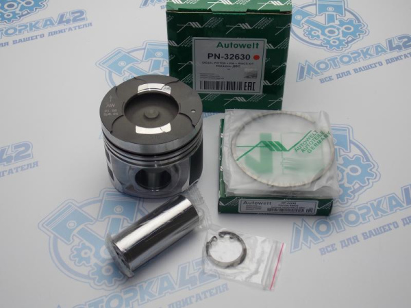 Поршни + кольца AW стандарт MMC 4D56T CRDi 1/3 цил