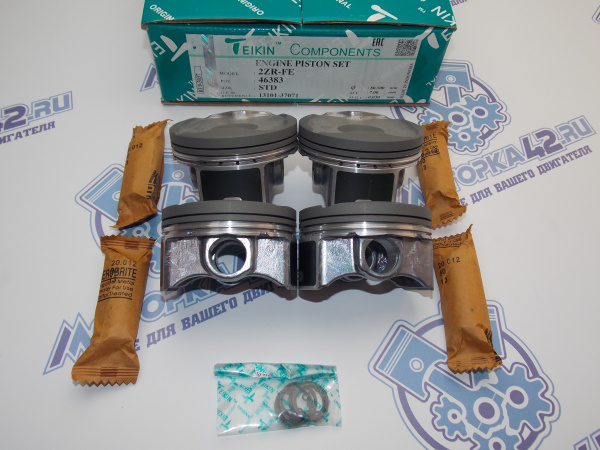 Поршни TEIKIN к-кт 4шт стандарт TOYOTA 2ZR-FE