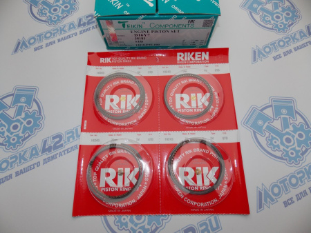 Поршни + кольца 4шт стандарт HONDA D16Y7, D15B