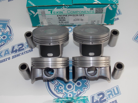 Поршни TEIKIN к-кт 4шт ремонт +0,50 HONDA R20A