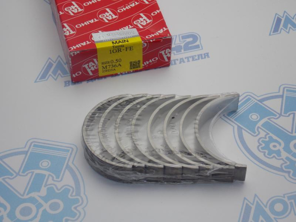 Вкладыши коренные TAIHO ремонт +0,50 TOYOTA 1GR-FE