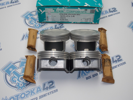 Поршни TEIKIN к-кт 4шт ремонт +0,50 HYUNDAI G4KE II