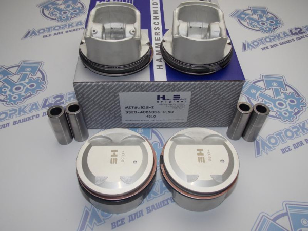 Поршни HS к-кт 4шт ремонт +0,50 MMC 4B10