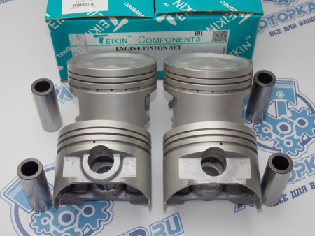 Поршни TEIKIN к-кт 4шт ремонт +1,00 MMC 4G64S