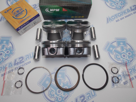 Поршни + кольца 4шт стандарт Chery Tiggo 4 Pro 1,5