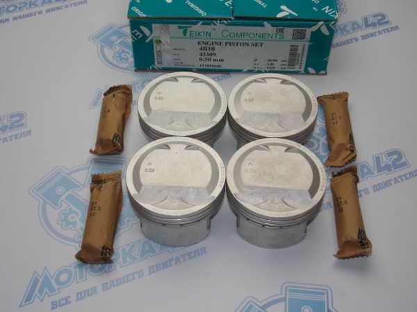 Поршни TEIKIN к-кт 4шт ремонт +0,50 MMC 4B10