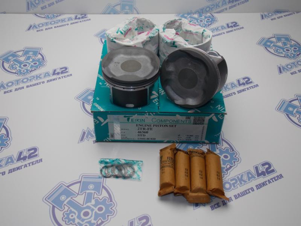 Поршни TEIKIN к-кт 4шт стандарт TOYOTA 2TR-FE