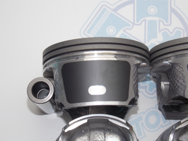 Поршни + кольца к-кт 4шт ремонт +0,50 MAZDA LFX, L3V, LFD '02-