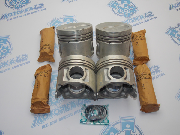 Поршни TEIKIN к-кт 4шт ремонт +0,50 ISUZU 4JG2 ELF