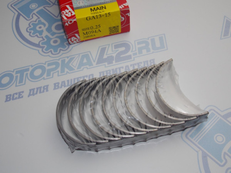 Вкладыши коренные TAIHO ремонт +0,25 NISSAN QG15DE