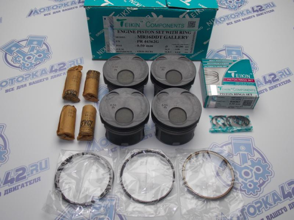 Поршни + кольца TEIKIN к-кт ремонт +0,50 MR16DDT NISSAN