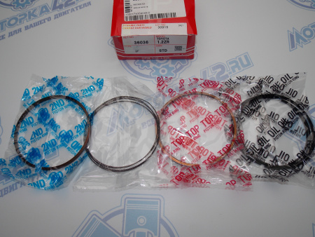 Поршни + кольца к-кт 4шт стандарт TOYOTA 1ZR-FE