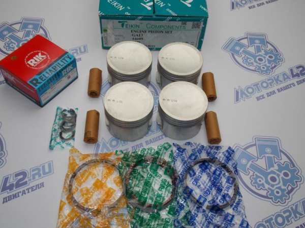 Поршни + кольца к-кт 4шт стандарт NISSAN GA13DE