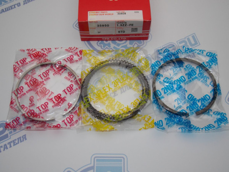 Поршни + кольца к-кт 4шт стандарт TOYOTA 1ZZ-FE