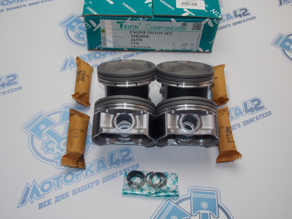 Поршни + кольца к-кт 4шт стандарт NISSAN MR20DE
