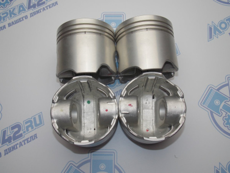 Поршни + кольца к-кт 4шт ремонт +0,50 TOYOTA 2C-T, 2C-TE