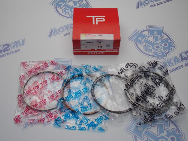 Кольца поршневые TPR стандарт TOYOTA 2AR-FE