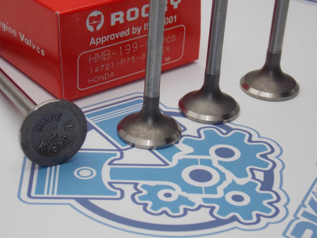 Клапан вЫпускной N-ROCKY HONDA B20B