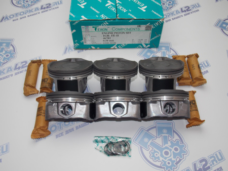 Поршни TEIKIN к-кт 6шт ремонт +0,50 TOYOTA 1GR-FE II