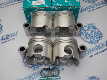 Поршни TEIKIN к-кт 4шт ремонт +1,00 TOYOTA 2C-T, 2C-TE