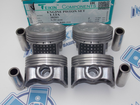 Поршни TEIKIN к-кт 4шт ремонт +0,50 HONDA L13A