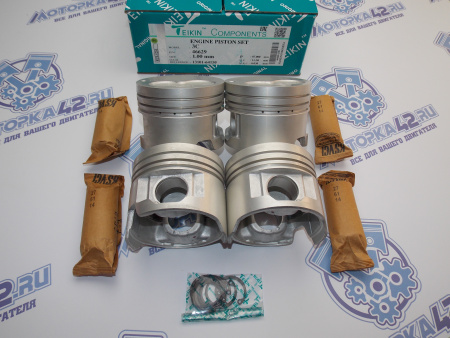 Поршни TEIKIN к-кт 4шт ремонт +1,00 TOYOTA 3C-T