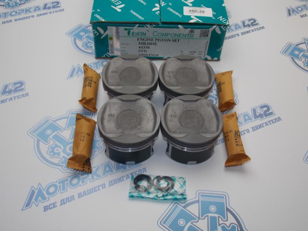 Поршни TEIKIN к-кт 4шт стандарт NISSAN MR18DE, MR20DE 