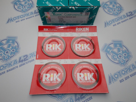 Поршни + кольца к-кт 4шт ремонт +0,50 HONDA F18A, F20Z2