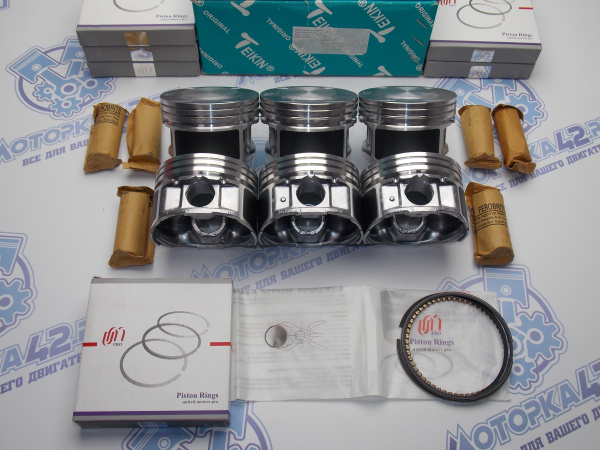 Поршни + кольца к-кт 6шт стандарт FORD LCBD