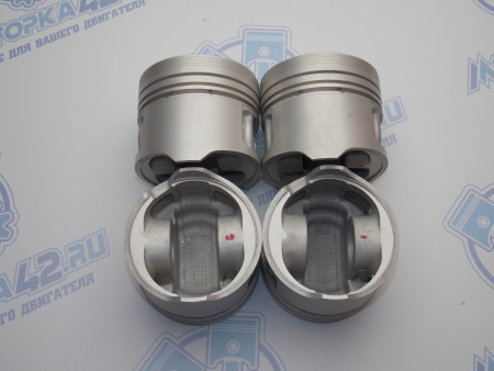 Поршни + кольца к-кт 4шт ремонт +0,50 NISSAN CD20T