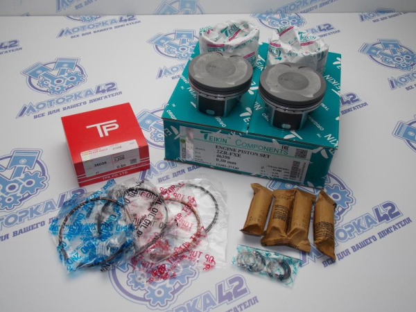 Поршни + кольца к-кт 4шт ремонт +0,50 TOYOTA 2ZR-FXE