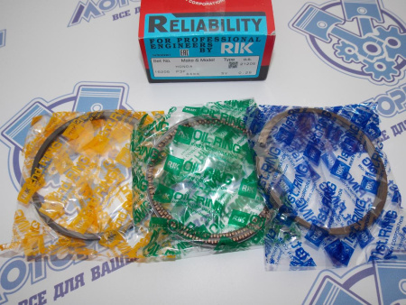 Кольца поршневые RIK ремонт +0,25 HONDA B20B