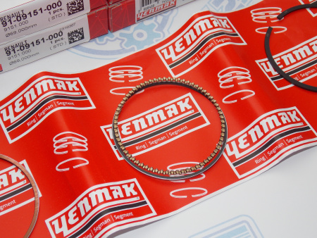 Кольца поршневые YENMAK стандарт Renault D4F